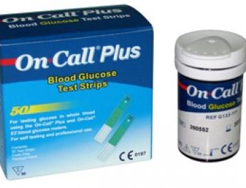 ON CALL GLUCOSE TEST STRIPS - 50s